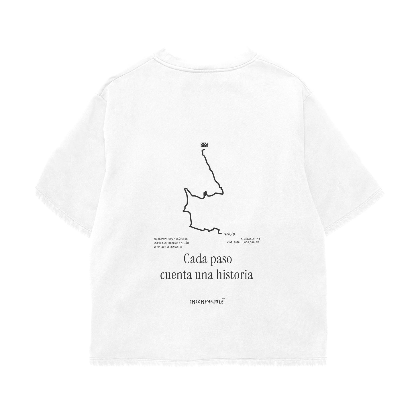 "1MCOMPARABLE TRACKER" T-shirt